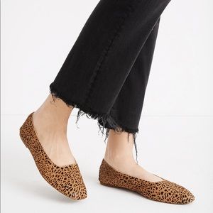 Madewell Cory Genuine Calf Hair Leopard Flat 11